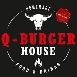 Q Burger House Fellbach logo.